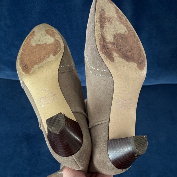 ANTHROPOLOGIE X SILENT D Size 
36 TAITES KITTEN‎ HEEL ANKLE BOOT - Picture 5 of 7